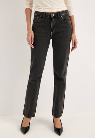 Straw Mid Slim Black
