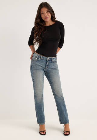 Straw Mid Slim Blue