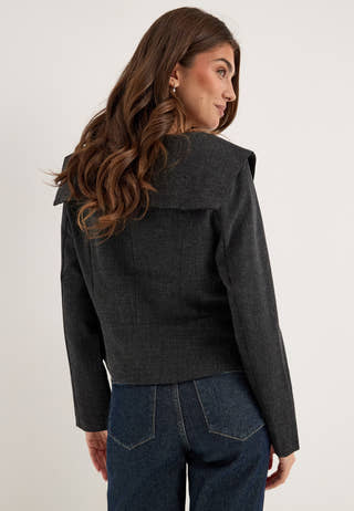 Yasdaisy Ls Blazer Grey