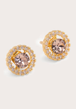 Miranda Twist Earrings Pink