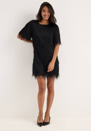 Awemberley Ss Mini Dress Black