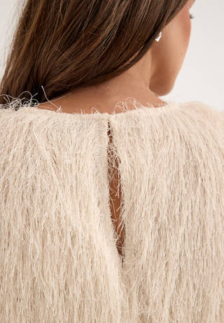 Awemberley Sl O-neck Top White