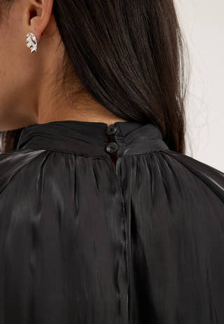Vmpolly Ls Layer Short Dress Black