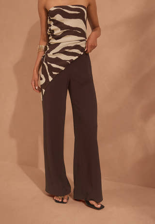 Structure Wide Trousers
