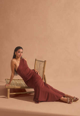 One shoulder dress