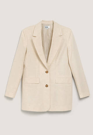 Linen Oversized Blazer