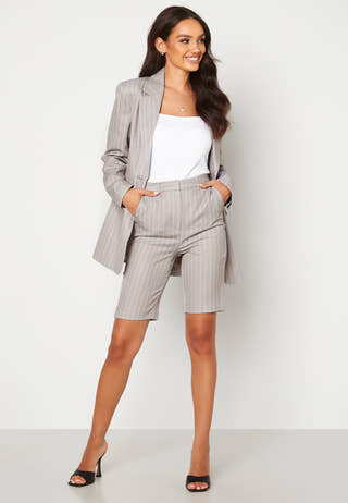 Pinstripe Oversized Blazer