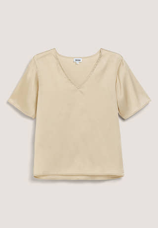 Satin T-shirt