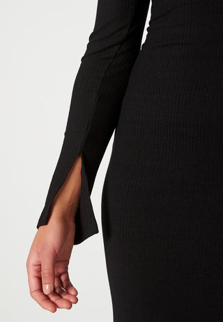 Squareneck Midi Dress