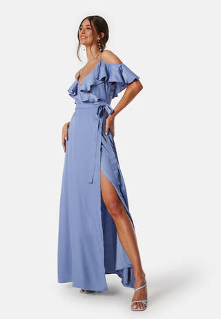 Andrea Viscose Satin Dress