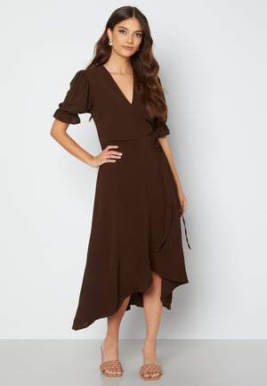 Wrap Side Tie Maxi Dress