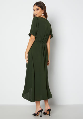 Wrap Side Tie Maxi Dress