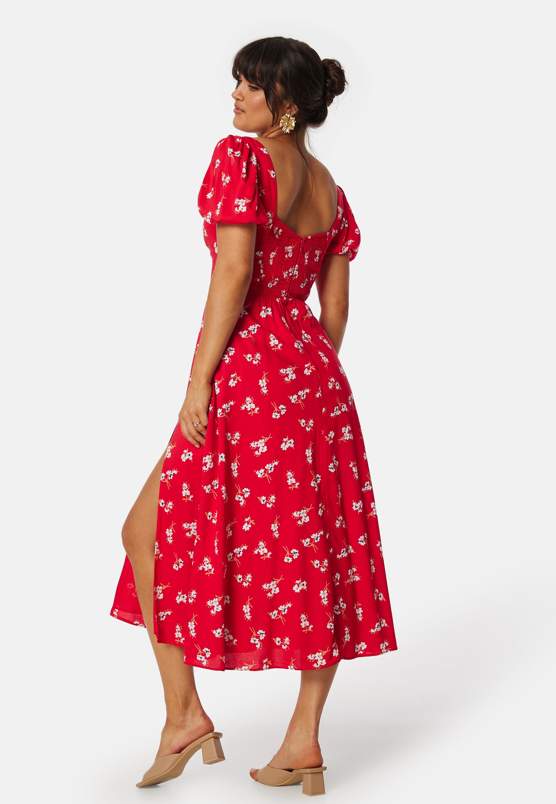 Bardot – Gillian midi dress – campaign-outlet – Red