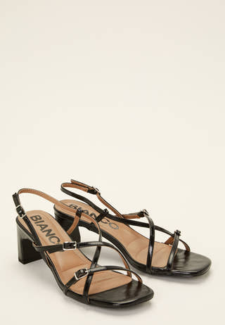 Biadina Strappy Sandal Faux Leather
