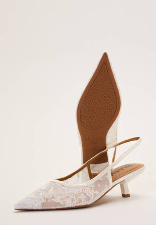 Biakristin Kitten Heel Slingback