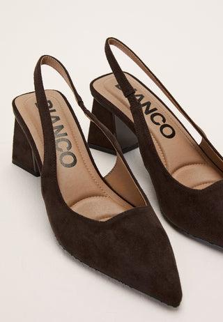 Biamaralyn Slingback Faux Suede