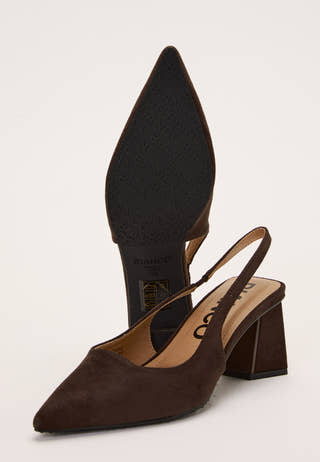 Biamaralyn Slingback Faux Suede