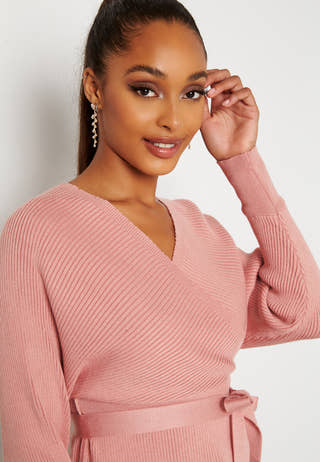 Double V Rib Jumper