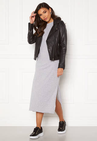 Shoulder Pad Midaxi Dress