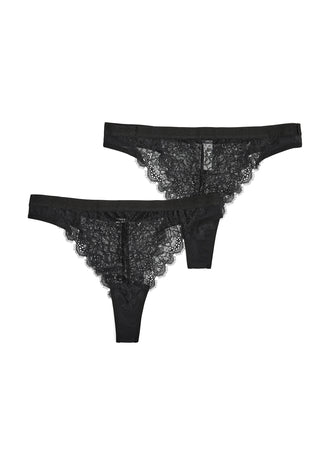 2-pack Henriette Lace Thong