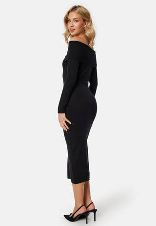 Knitted Off Shoulder Dress