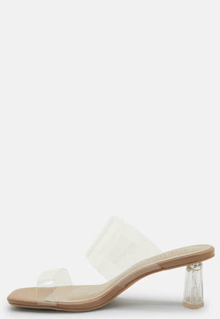 Adella Vinyl Heeled Sandal