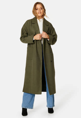 Alemah Oversized Wool Blend Coat