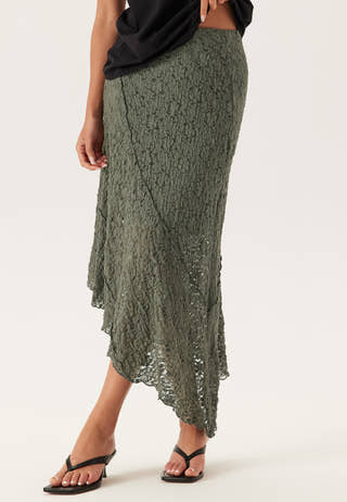 Asymmetric Lace Skirt