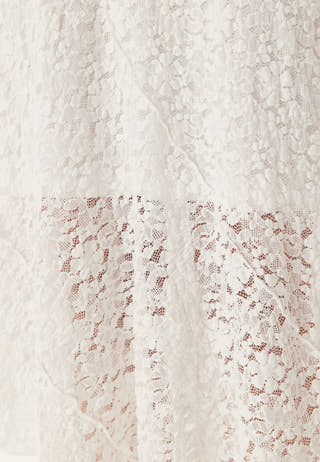 Asymmetric Lace Skirt