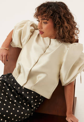 Remake Drawstring Sleeve Jacket