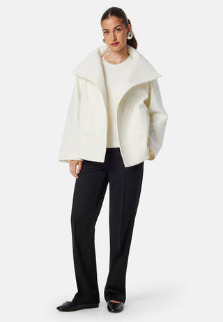 Ava High Neck Short Coat