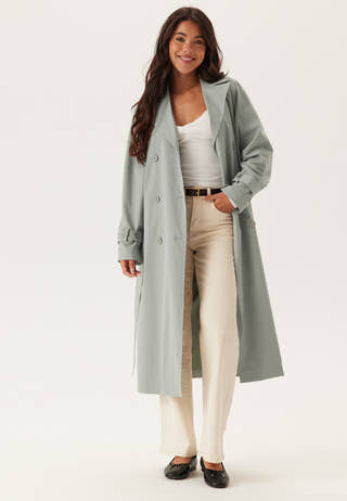Belted Midi Trenchcoat