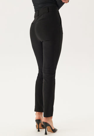 High Waist Stretchy Front Pocket Trousers
