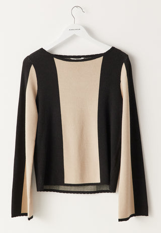 Block Knitted Sweater