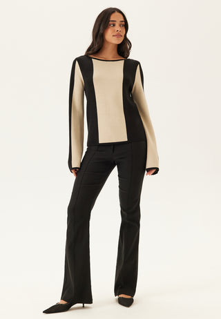 Block Knitted Sweater