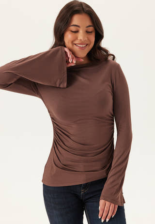 Boat Neck Asymmetric Top