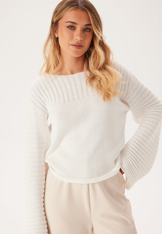 Boatneck Knitted Sweater