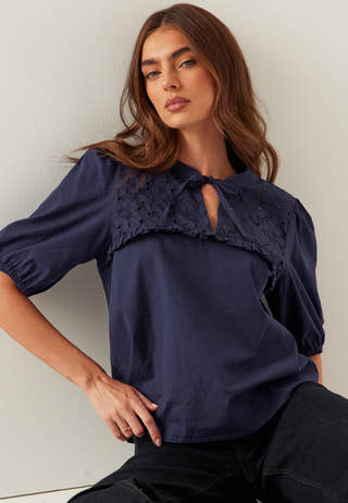Broderie Anglaise Blouse