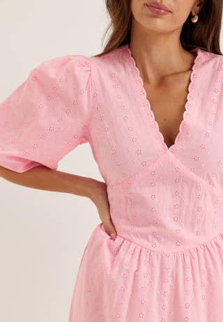 Broderie Anglaise Maxi Dress