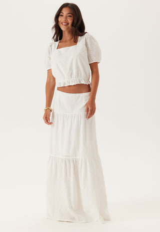 Broderie Anglaise Maxi Skirt