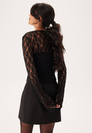 Button Lace Cardigan