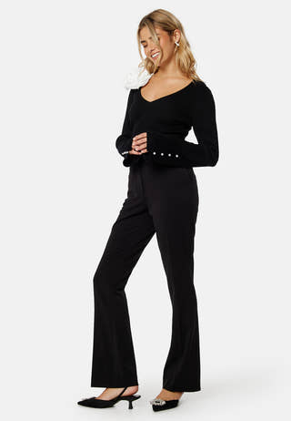 Carlie Pearl Button Top