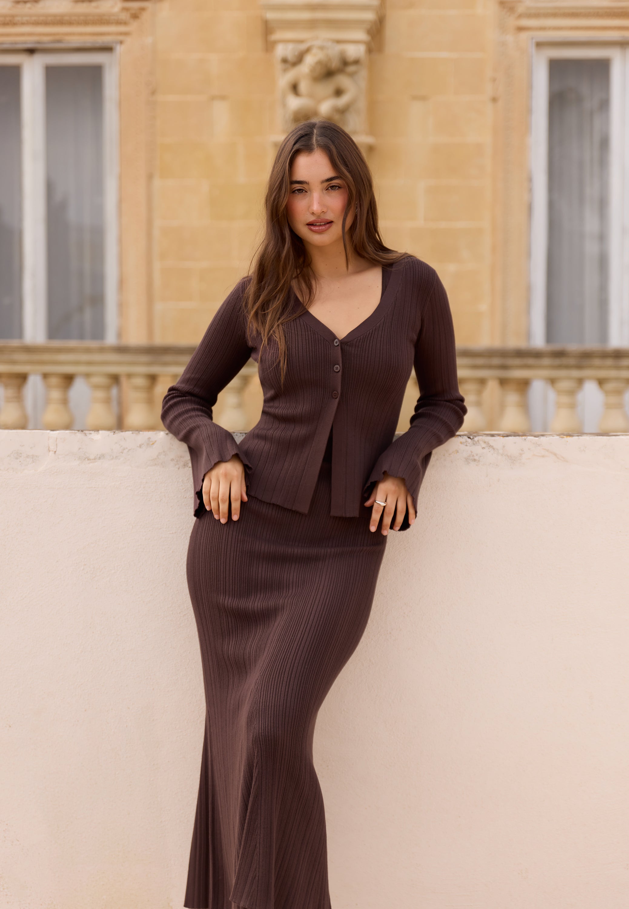 carrie brown dress Chocolate Brown Bridesmaid Dress Matte Satin Size Medium