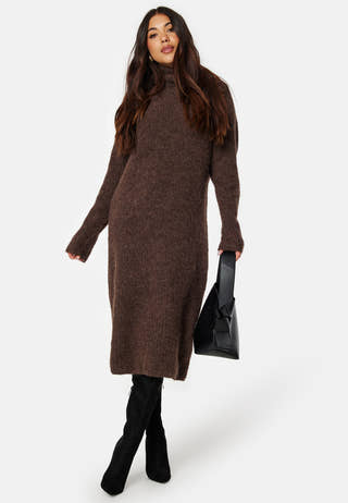 CC Chunky knitted wool mix dress
