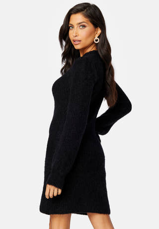 CC Chunky knitted wool mix short dress