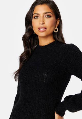 CC Chunky knitted wool mix short dress