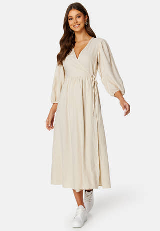 CC Linen wrap dress