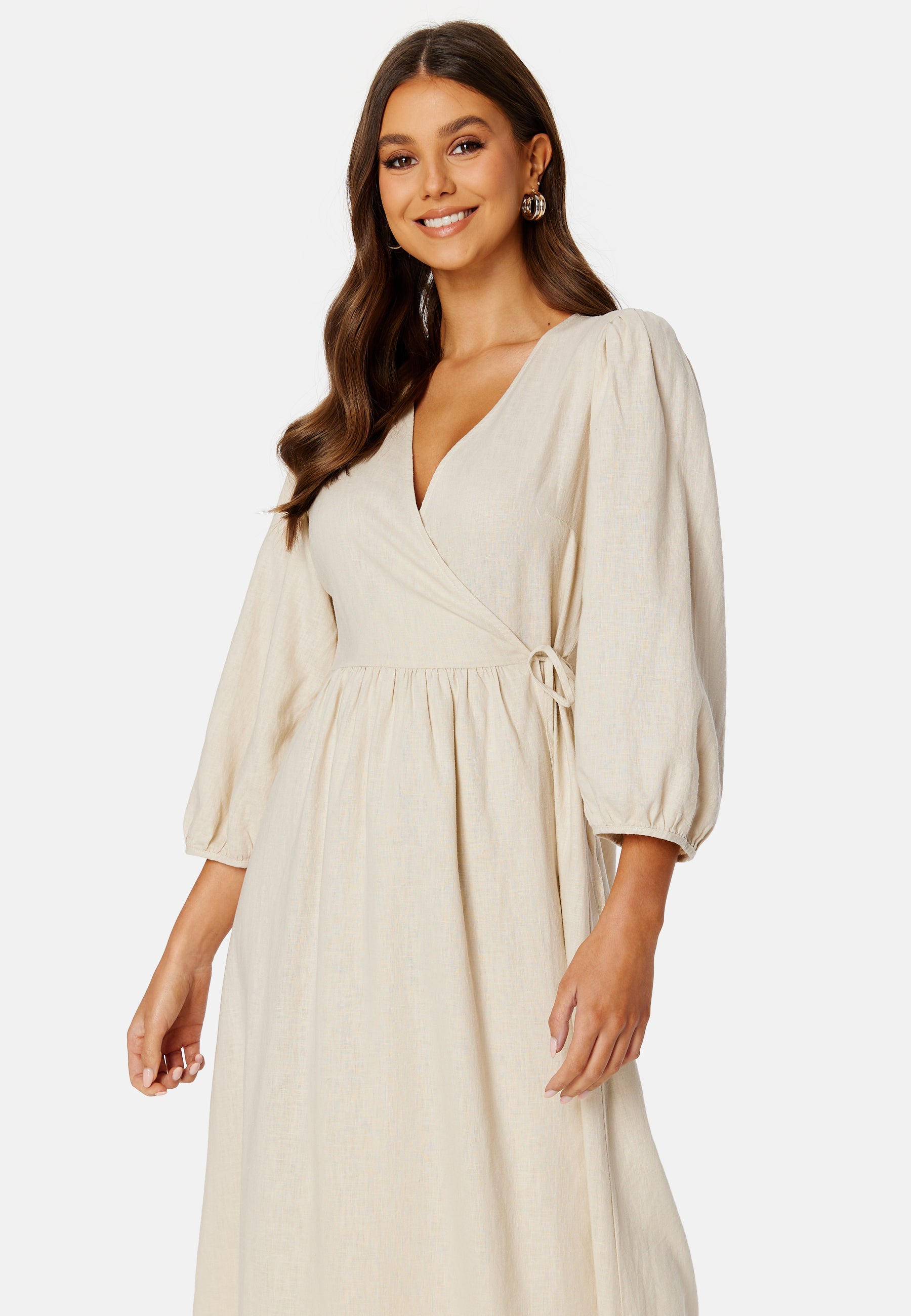 leo lin strapless dress leo lin Rayna Applique Bustier Maxi Dress main image 1