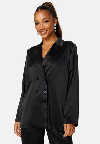 Chana satin blazer