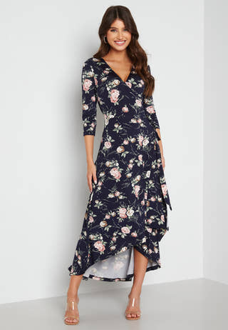 Clara 3/4 high low dress